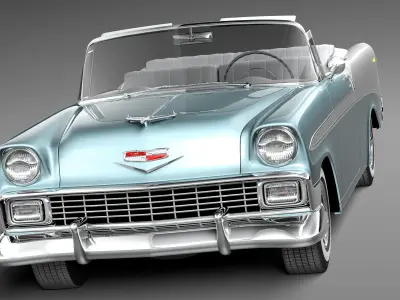 Chevrolet Bel Air Convertible 1956 3D model