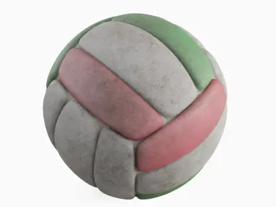 Dirty Volleyball Ball 02 3D model