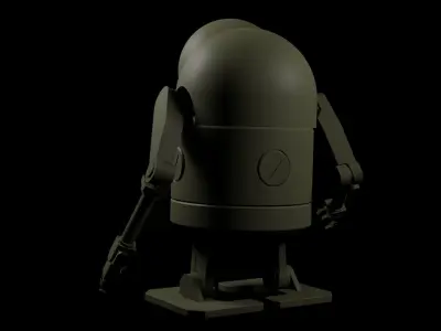Small Machine lifeform from NieR Automata for 3D Printing Free 3D print model