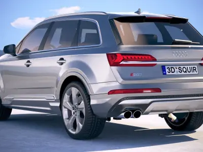 Audi SQ7 2020 3D model