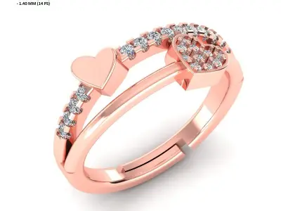 Diamond Ring 3D print model