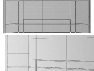 Headboard Premium PRO low poly 3d model Low-poly 3D model order