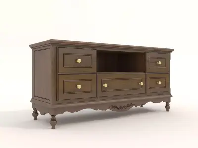Classic European style Cabinet Collection 4 3D model