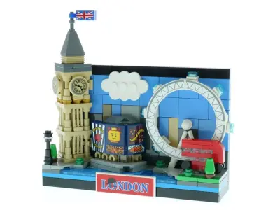TwindBricks3D - 40569 London Postcard 3D print model