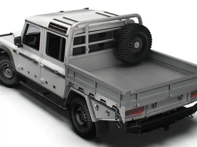 Ineos Grenadier Quartermaster Trialmaster Chassis Cab 2025 3D model