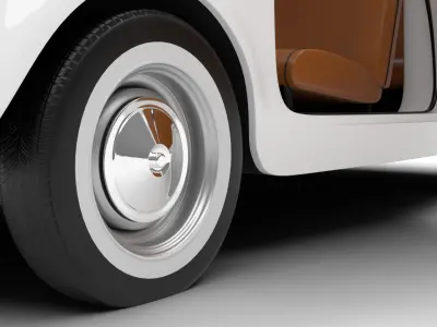 Fiat 500 1959 HQ 3d model  3D model