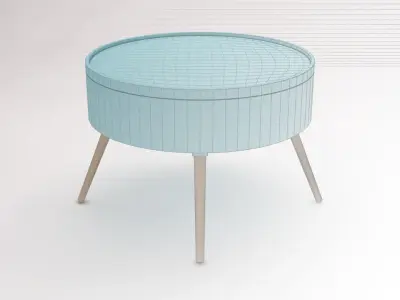 SIDE TABLE---Chest and quadripod 3D model