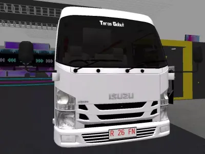 Isuzu nlr adiputro  Low-poly 3D model