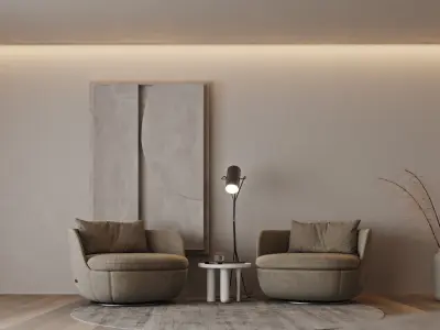 Apartment Interior 3D Scene 3D model