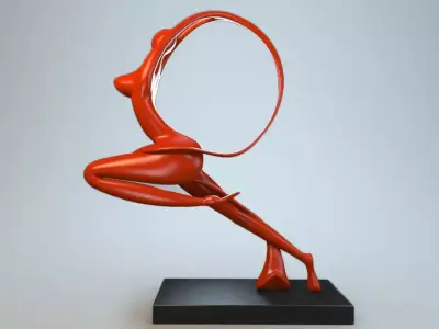 Statuette of the Virgin 3D model