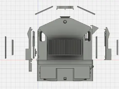Scale Down Model of WDP4 3D print model