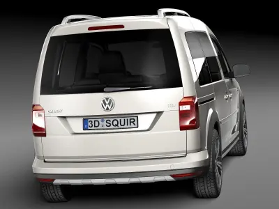 Volkswagen Caddy Alltrack 2016 3D model
