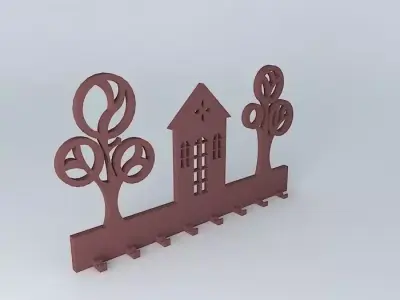 key hanger Free 3D model