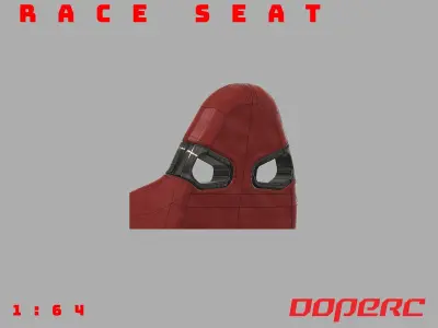 1 64  Race Seat for hotwheels builds 3D print model