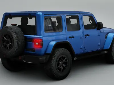 Jeep Wrangler Rubicon 392 2021 Gladiator 3D model