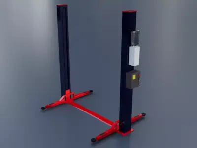 CLARKE Baseplate Car Lift 3D model