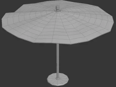 Umbrella Free low-poly 3D model purchase