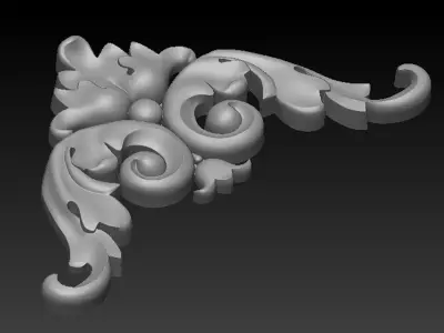 Corner decor03 3D model