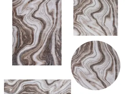Rugs No 20 Low-poly 3D model