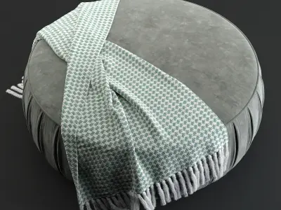 Pouf Lx649 By Leolux Lx 3D model