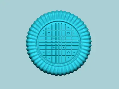 Cookie Mould 18 - Biscuit Silicon Molding 3D print model