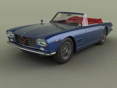 Maserati 5000 GT Convertible 3D model