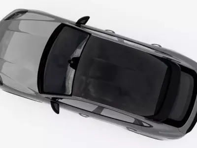 Porsche Cayenne Turbo GT 2022 Low-poly 3D model