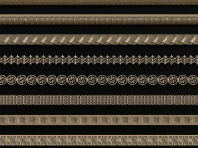 Ornament Pack Vol 28 - Gothic Egyptian Persian 3D model