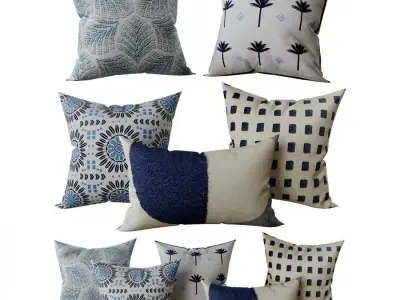 Decorative set pillow 7 3D model