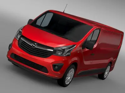 Opel Vivaro 2017 L2H1 3D model