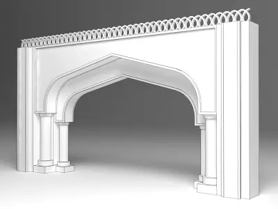 Indian Entry Gate 3D model