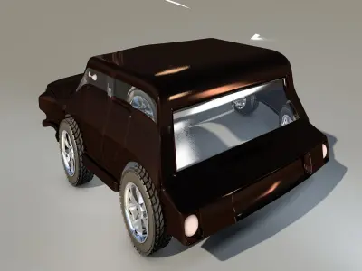 Car 3d Game Style Five Low-poly 3D model