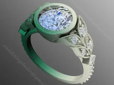 Ring iz 44 3D print model