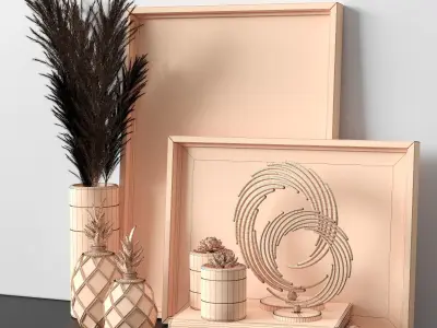 Decorative sets 019 3D model