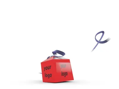 Animated Present Box 3D model