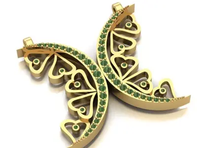 Butterfly Necklace 3D print model