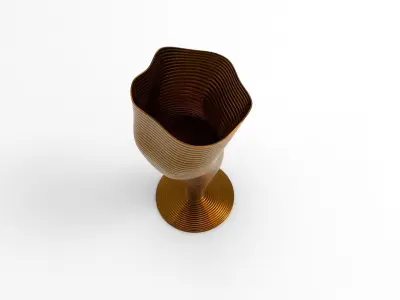 Tornado Vase 3D model