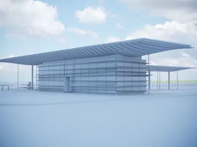 transport pavilion 3D model