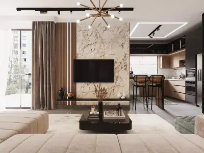 Reception And Kitchen  3D model