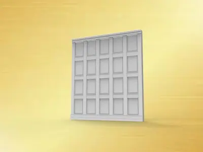 Wainscoting 3D print model