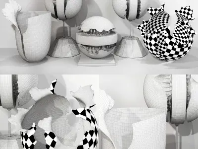 Decor set 55 3D model