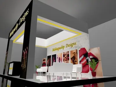 Stall Booth Design 3D model