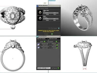 ring turtl 3D print model