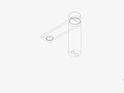 Basin Mixer - Luxury - Axis Low-poly 3D model