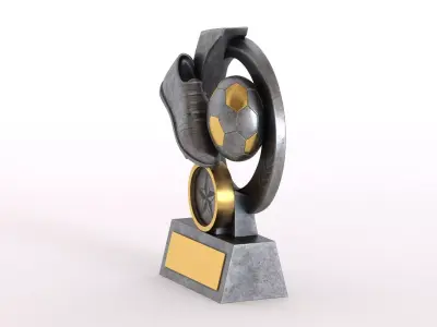 Football Trophy 3D model