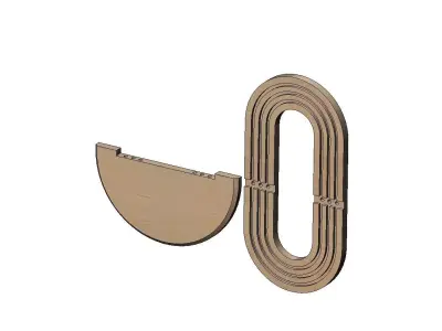 Floating shelf wall decor and mirror frame 3D print model