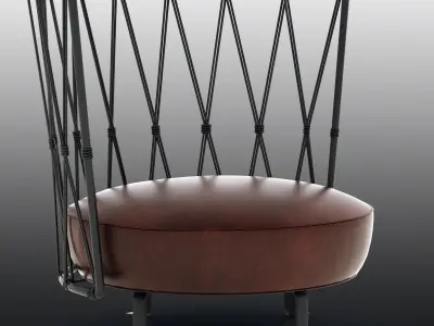 Baxter PEDRO ARMCHAIR 3D model