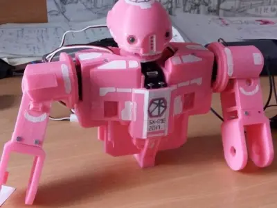 Robot Humanoid Motorized - By TB - First part 3D print model