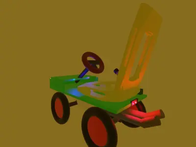 Toy-Car sportBlender 3D print model