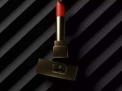 Yves Saint Laurent Lipstick Low-poly 3D model